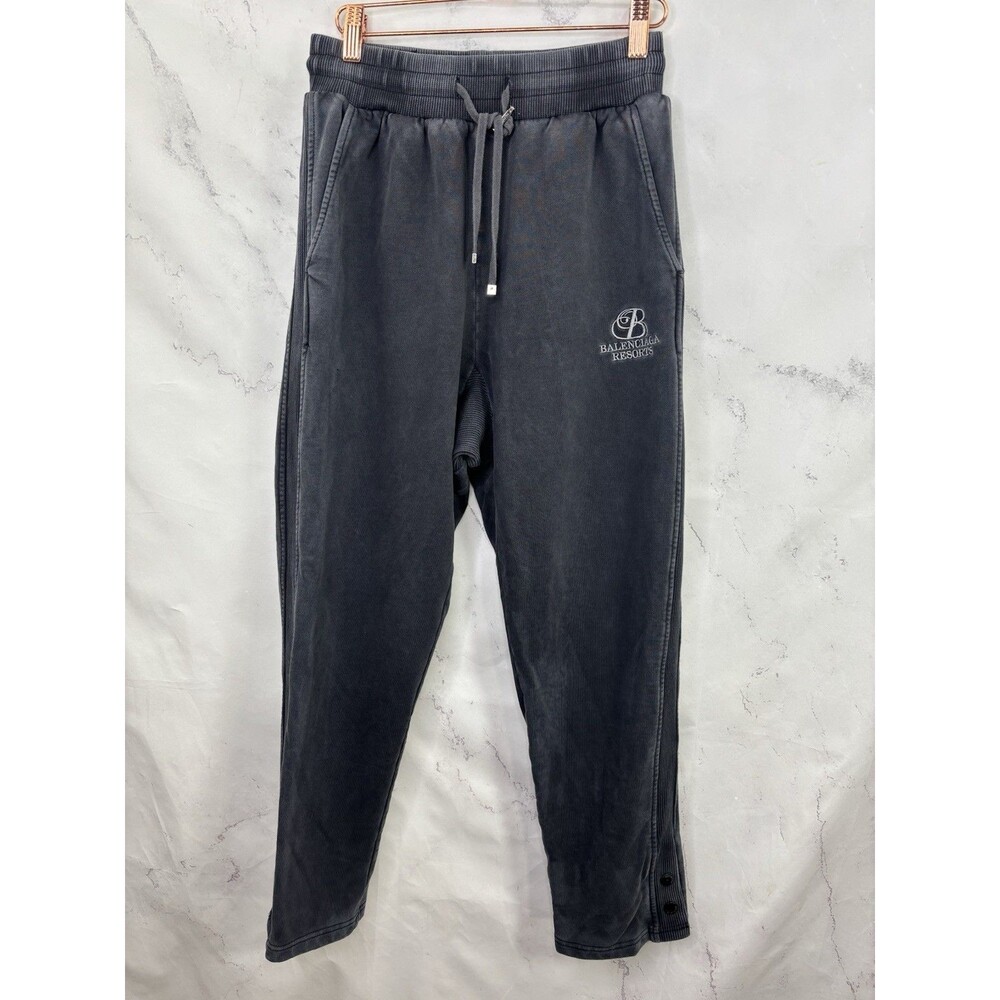 Balenciaga Sporty B Logo Jogger Unifit Sweatpants Pants XS Stoned Wash Unisex